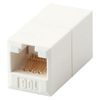 エレコム CAT6ALANエケーブル中継コネクタ LD-RJ45JJ6AY2 1個（直送品）