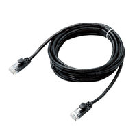 エレコム やわらかLANケーブル CAT6 3m ブラック LD-GPY/BK3 1個