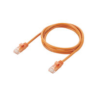 LANケーブル 1m cat6準拠 爪折れ防止 ギガビット より線 やわらか オレンジ LD-GPY/DR1 エレコム 1個