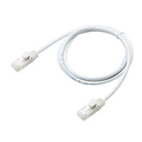 エレコム やわらかLANケーブル CAT6 1m ホワイト LD-GPY/WH1 1個
