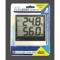 シンワ測定 デジタル温湿度計 Smart A 73115 1セット(5個)