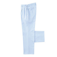 KAZEN メンズスラックス（メンズパンツ） 医療白衣 サックスブルー M 252-21（直送品）