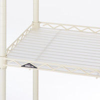 【サイズ＆カラー・オーダーシステム】ホームエレクター　オーダーアクリル板　フロスト　幅1275x奥行500mm　1枚　（直送品）