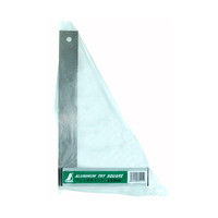 アルミ台付スコヤ　25cm　目盛なし　74111　1セット（5個）　シンワ測定　（直送品）