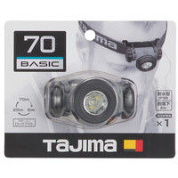 乾電池式LEDヘッドライトM075D　ブラック　防災推奨　LE-M075D-BK　1セット（6個）　TJMデザイン　（直送品）