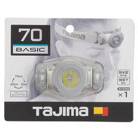 乾電池式LEDヘッドライトM075D　ホワイト　防災推奨　LE-M075D-W　1セット（6個）　TJMデザイン　（直送品）