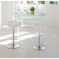 【軒先渡し】関家具　TIERRE（ティエラ）　カウンターチェア　PUホワイト　TCC-621　1脚　（直送品）