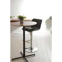 【車上渡し】関家具　LUZ（ルス）　カウンターチェア　PUブラック　TCC-659　1脚　（直送品）