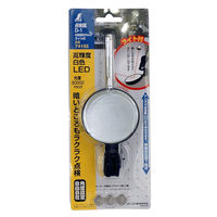 シンワ測定 点検鏡 Dー1 丸型 直径60mm ライト付 74155 1セット(5個:1個×5)