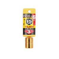 タジマ　ソケットアダプター3分用ショート　15mm　6角　TSKA3S-15-6K　1セット（12個）　TJMデザイン　（直送品）