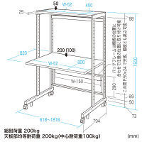 サンワサプライ　eラック　Nシリーズ（幅1200mm）　ER-120N　1台　（直送品）