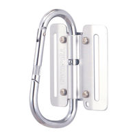 工具ホルダー折りたたみ式A型　シルバー　AW-KHA-SL　1セット（6個）　TJMデザイン　（直送品）