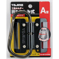 工具ホルダー折りたたみ式A型　ブラック　AW-KHA-BL　1セット（6個）　TJMデザイン　（直送品）