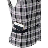 フォーク ベスト ピンク×グレー 9号 FV36207-5-9 1着