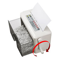 A4タテ二つ折り  クロスカットハンドシュレッダー(3L/最大2枚細断) PSD-MC2223 サンワサプライ（サンワダイレクト）（直送品）