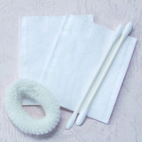 コットン・綿棒＆ヘアゴムセット　1箱（2000個入） CTHB-1（直送品）