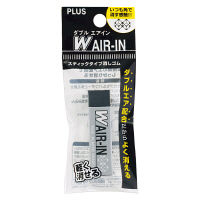 消しゴム Wエアイン ブラック 1セット（15個） 060WP ER-060WP プラス（直送品）