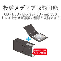 エレコム DVD・CD不織布ケース専用ファイル 36枚収納 ブラック CCD-BC02BK 1冊