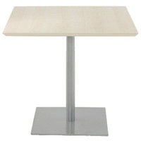 【車上渡し】アールエフヤマカワ リフレッシュテーブル ナチュラル 幅800×奥行800×高さ700mm 1台（直送品）