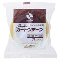 【OPPテープ】 カートンテープ No.660-PF 透明 幅38mm×長さ50m 660PF-38 ニチバン 1巻