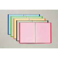 ライオン事務器 クリアーブック A4サイズS型 60枚 CR-60M ブルー 14365 1冊