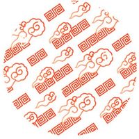 セイコー ラミケースOPP8F中華きんとん雲柄 500枚 00295563（直送品）