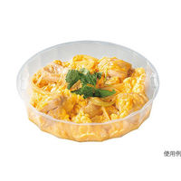 4点止めどんぶり RBC-02・03 共用中皿 600枚(50×12) 54345 1ケース(600枚入(50枚×12袋))（直送品）