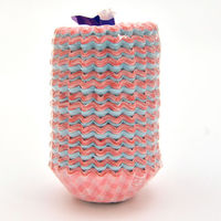 セイコー OPPフレアラミケース 6F チェック柄ピンク 500枚 9101062015（直送品）