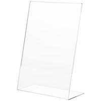 アスクル　片面用L型カード立て　サインホルダー　A4縦　1個　 オリジナル（わけあり品）