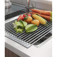 ウィキャン 収納便利シリコン水切り　L　52×34cm WJ-9125 1個（直送品）