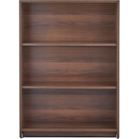 【車上渡し】アール・エフ・ヤマカワ 可動棚ローシェルフ 幅820×奥行380×高さ1141mm ウォルナット RFLS-DM 1台（直送品）