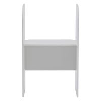 【車上渡し】アール・エフ・ヤマカワ PCブースデスク 基本 幅736×奥行600×高さ1200mm ホワイト Z-SHPCB-70WH 1台（直送品）