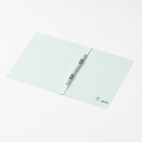 ライオン事務器 フラットファイル A4S 厚とじタイプ AW-518S 水 10282 1セット(10冊)