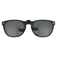 朝日ゴルフ クリップオンサングラス カーキ(グレー+シルバーミラー) GR-008C 1個 (直送品)（直送品）