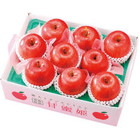 【お歳暮ギフト・のし付き】アデリー 青森県産　甘蜜姫（蜜入りサンふじ）［２．４ｋｇ］ fw-amh2.4kg １個（直送品）