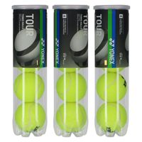 ヨネックス テニスボール ツアー 4球入り イエロー TBTUR4P 1セット(4球×3パック)