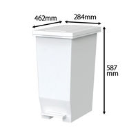 アスベル エバンMP密閉ペタルペール45Lホワイト A6302 1個