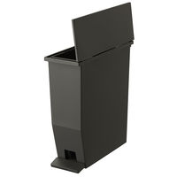 リス どこでも使えるペダルダストボックス13L ダークグレー GPRB052 1個