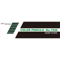 トンボ鉛筆 色鉛筆 1500 単色 ときわ色 1500-08-12D 1セット(144本:12本×12)（直送品）