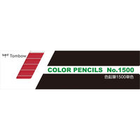 トンボ鉛筆 色鉛筆 1500 単色 あか色 1500-25-12D 1セット(144本:12本×12)（直送品）