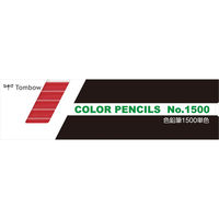 トンボ鉛筆 色鉛筆 1500 単色 しゅ色 1500-26-12D 1セット(144本:12本×12)（直送品）