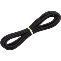 川村製紐工業 金天馬 アウトドア用ゴムロープ 径約3mm×3m 黒 KW12127 1セット(10本)