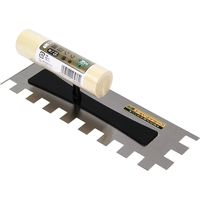 藤原産業 緑長 本焼クシ目鏝 15ミリ目 255mm 15ミリメ 1個（直送品）