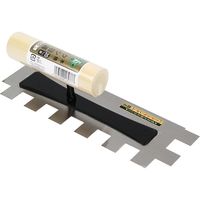 藤原産業 緑長 本焼クシ目鏝 20ミリ目 255mm 20ミリメ 1個（直送品）