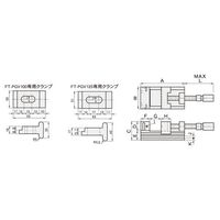 ファーステック 精密油圧バイス FT-PGV150 1台（直送品）