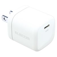 ノートPC用ACアダプター パソコン充電器 PD 45W USB-C×1 ホワイト ACDC-PD2245WH エレコム 1個