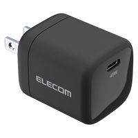 ノートPC用ACアダプター パソコン充電器 PD 45W USB-C×1 ブラック ACDC-PD2245BK エレコム 1個
