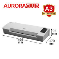 オーロラジャパン 高速立ち上げラミネーター 4本ローラー LM4000 1台