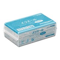 大王製紙 エリエール ペーパータオル セレクト エンボスタイプ パルプ100% シングル 中判 200枚 1箱（50個）