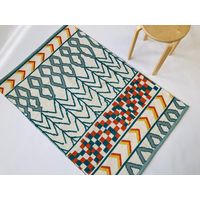 川島織物セルコン TAUKO ラグ 1000×1400mm ミックス GY6031_24MIX 1枚（直送品）